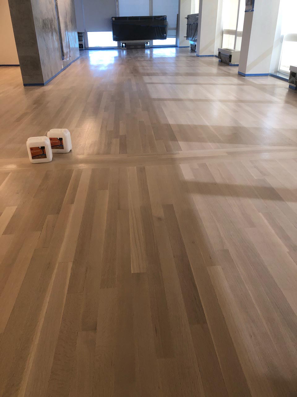 wide hardwood flooring